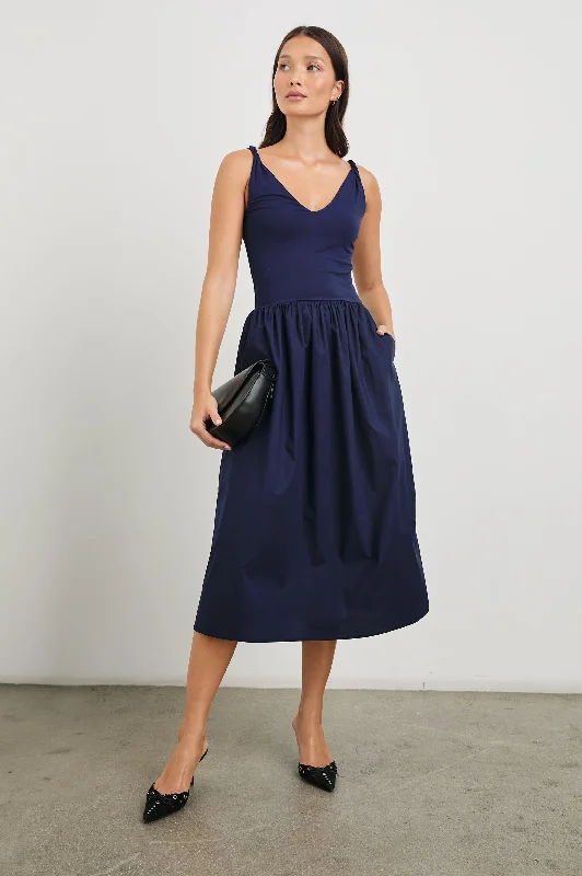 FRANCA DRESS - NAVY