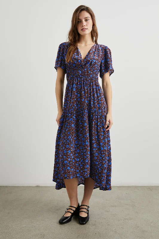 ADELAIDE DRESS - RUSSET CAMELLIA