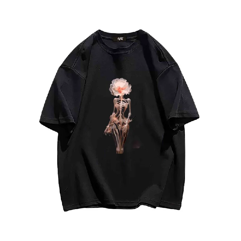 “Explosive Skull Body” T-shirt