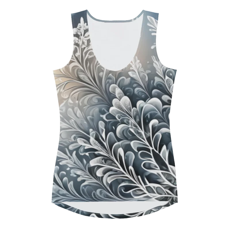 "Frosted Elegance" Collection - Active Tank Top