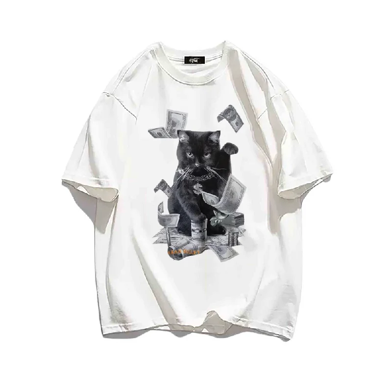 “Dollar Black Cat” T-shirt