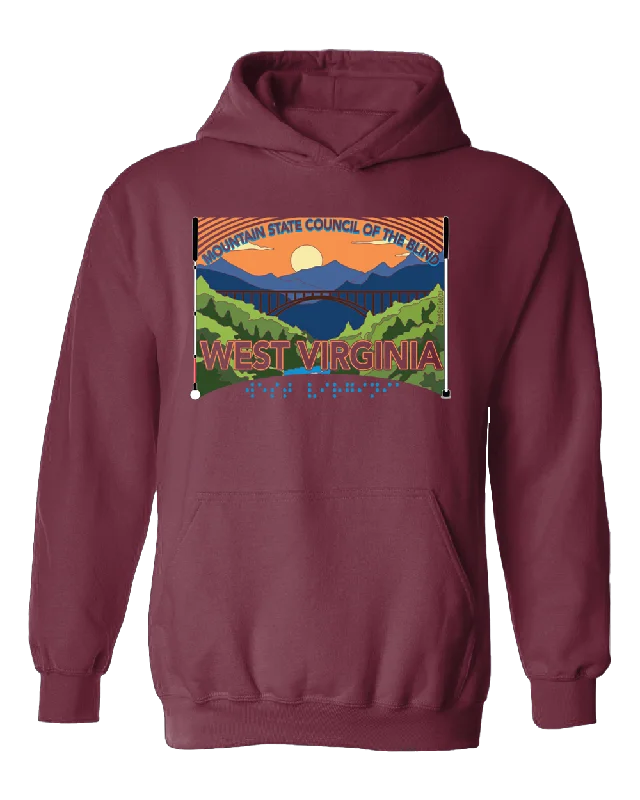 West Virginia MSCB Hoodie Berry