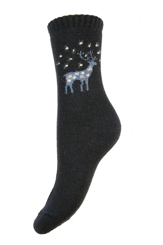 Dark Blue Reindeer