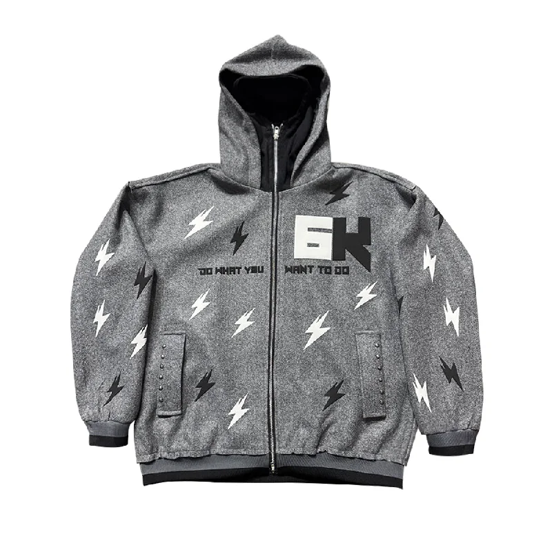 6Kull Original Lightning Zipper Hoodie