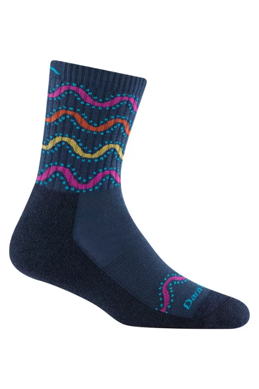 Wandering Stripe Micro Crew Hiking Socks