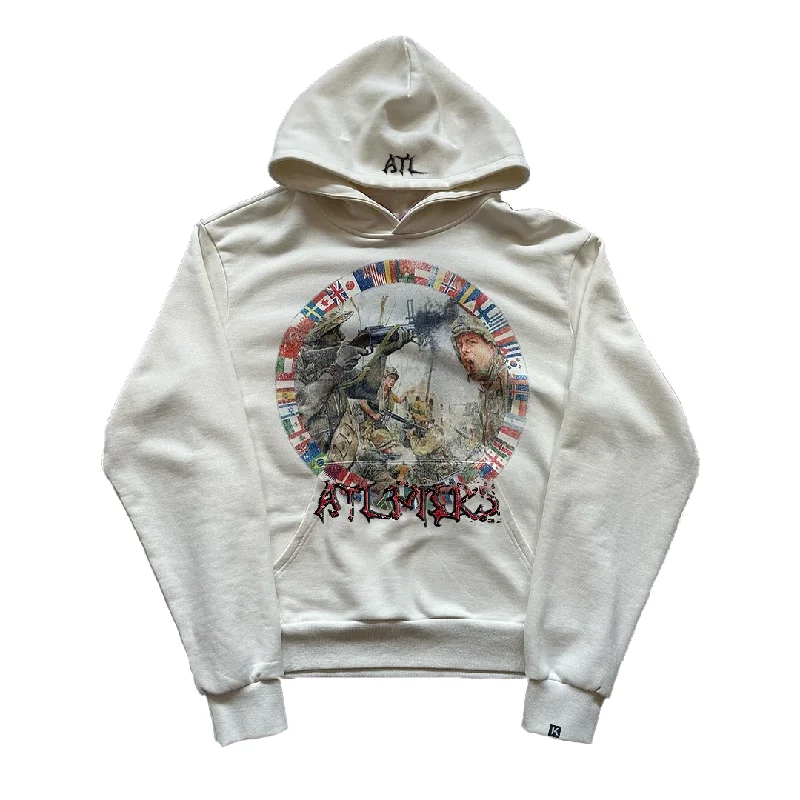 Art In War Landing On The Beach Hoodie