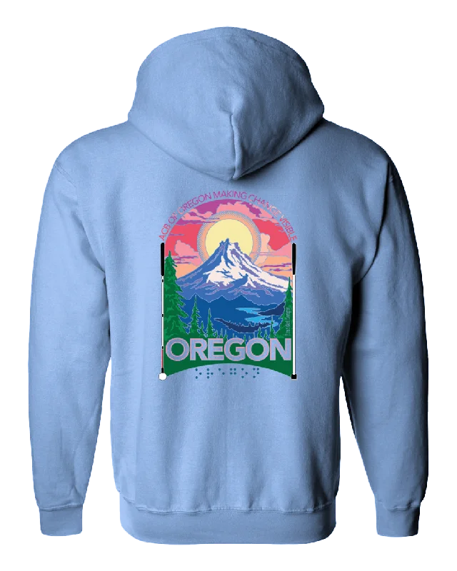 Oregon  Zip Hoodie Carolina blue (deep tone, light blue)