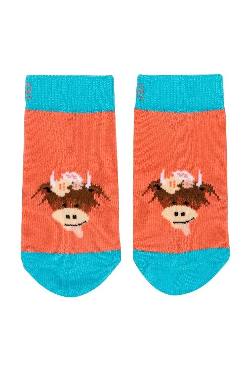 Bonnie Highland Cow Socks