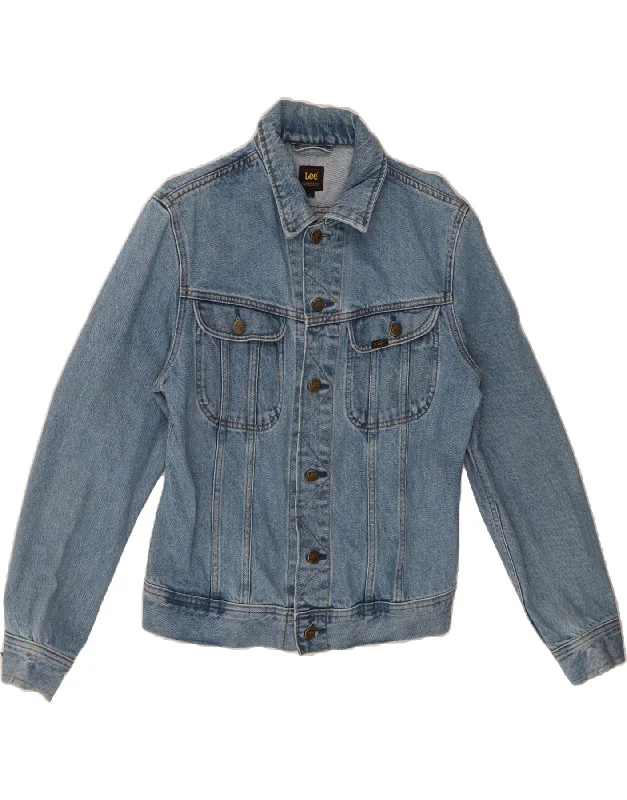 LEE Womens Denim Jacket UK 14 Medium Blue Cotton