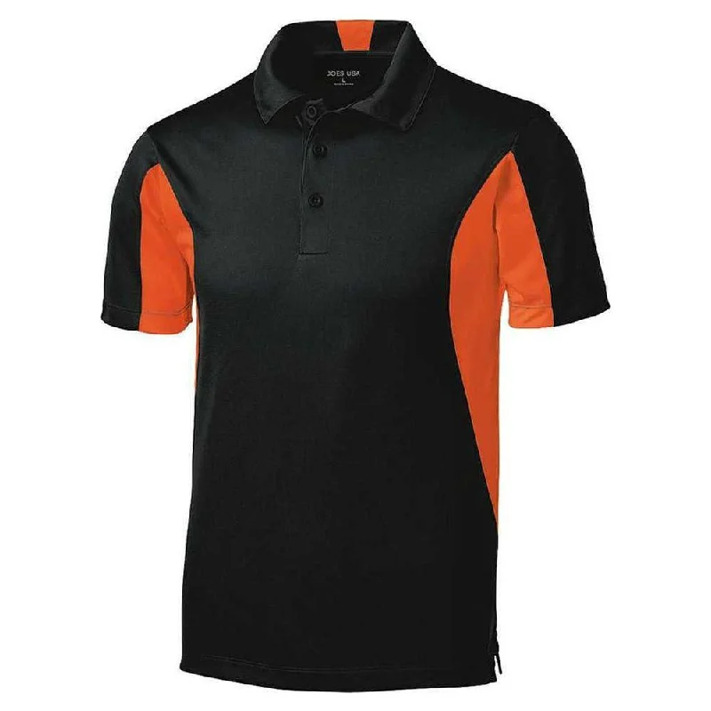 Men's Side Blocked Micropique Sport-Wick Polo