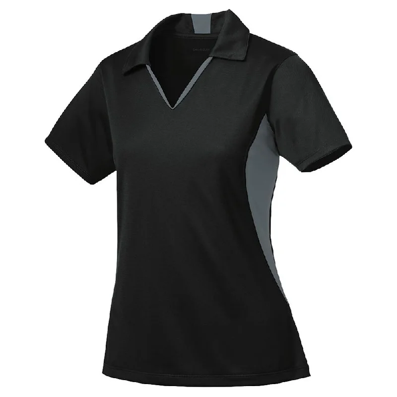 Ladies Side Blocked Micropique Sport-Wick Polo