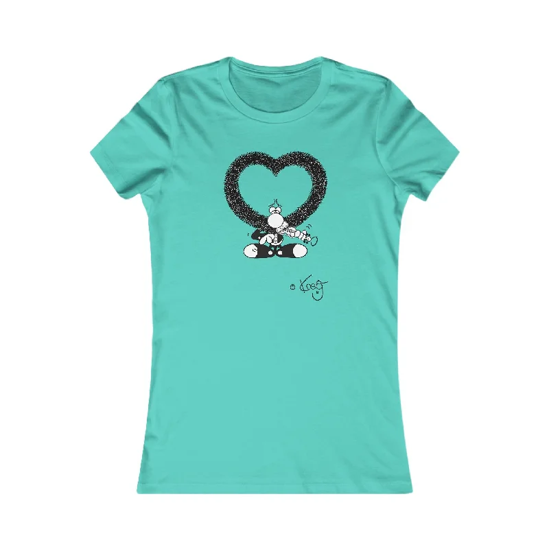 VIOLIN HEART MUSTACHE,Women's Favorite Tee