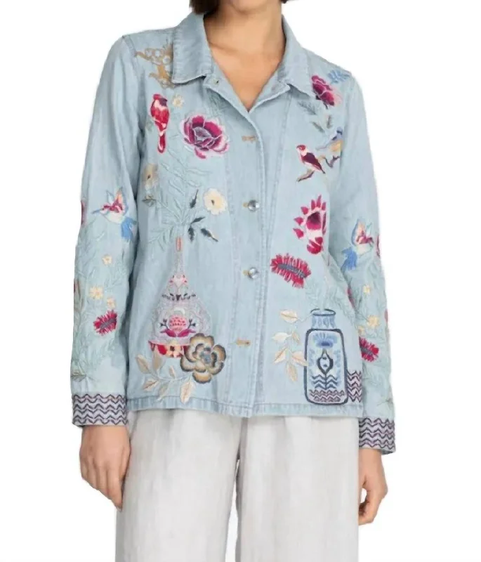 Paloma Easy Worker Jacket In Denim Blue