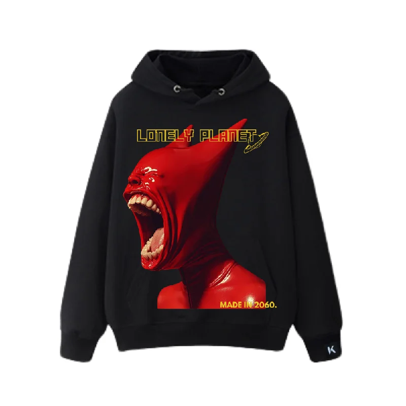 LONELY PLANET Scram Monster 'Devil's horns‘Hoodie (Two)