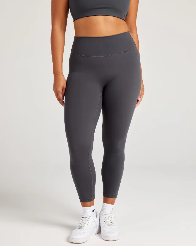 7/8 Aura SF Leggings - Charcoal