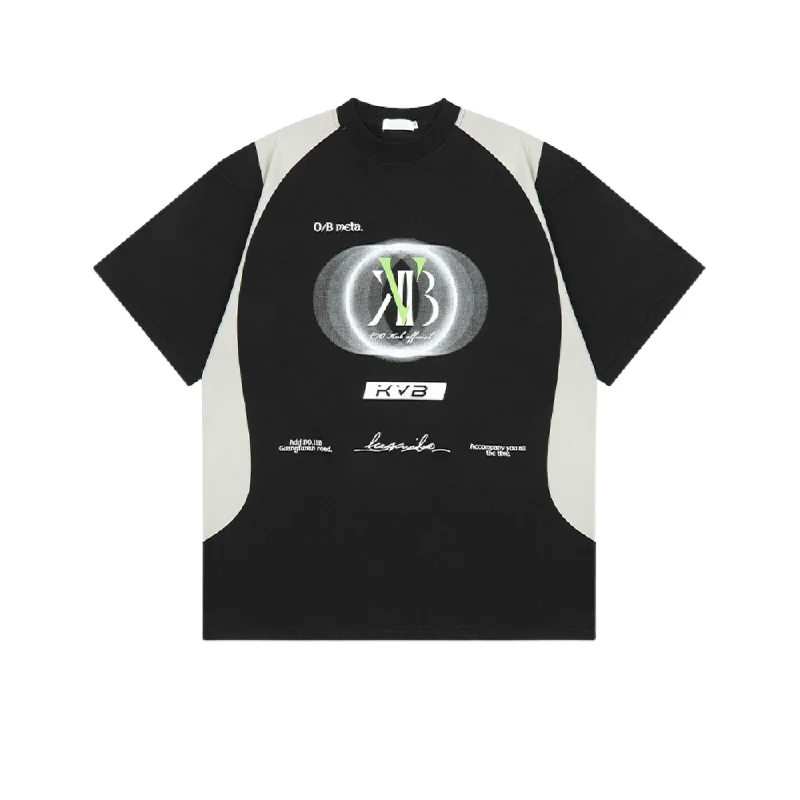 “Retro Motorcycle Contrast Color” T-shirt