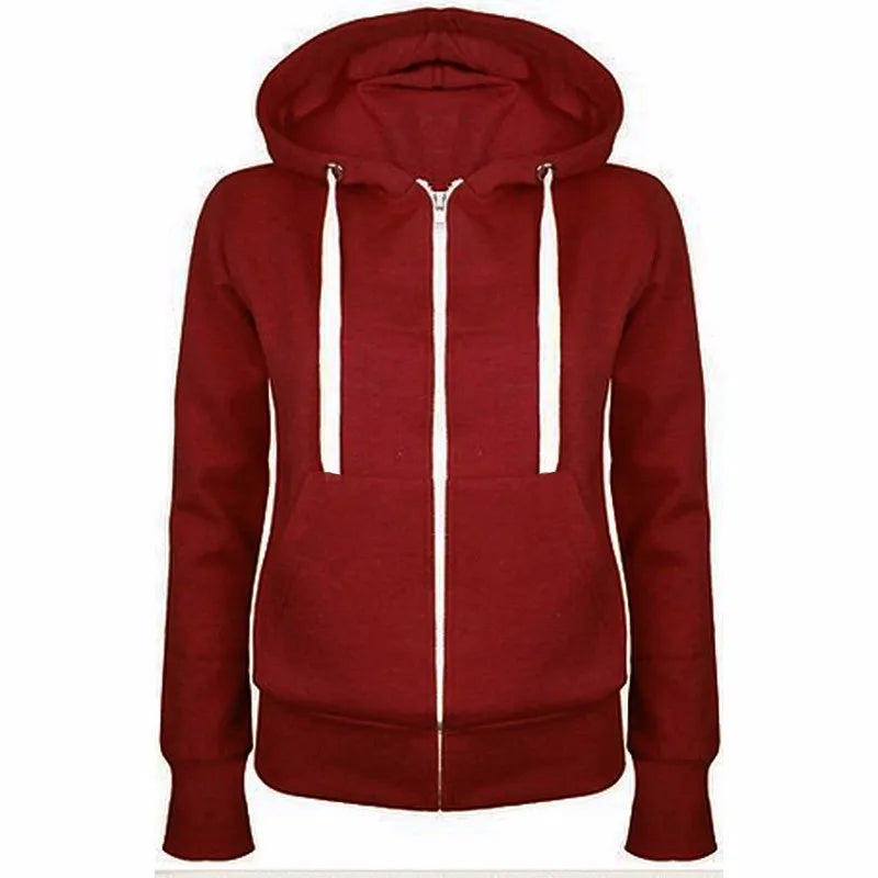 SUIT SET Zipper Hoodies For Women