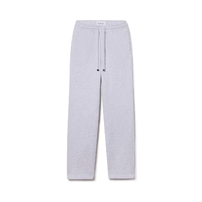 WOMENS HEATHER STRAIGHT LEG SWEATPANTS