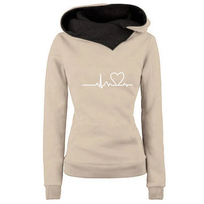 HAUGHOR  Loose Hooded Jackets – Women’s