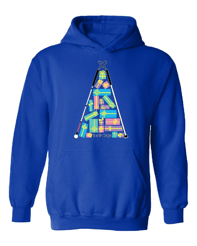 Christmas Tree of Gifts Hoodie - Royal Blue