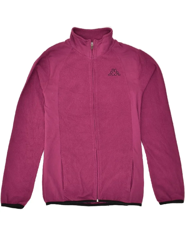 KAPPA Womens Fleece Jacket UK 18 XL Pink Polyester