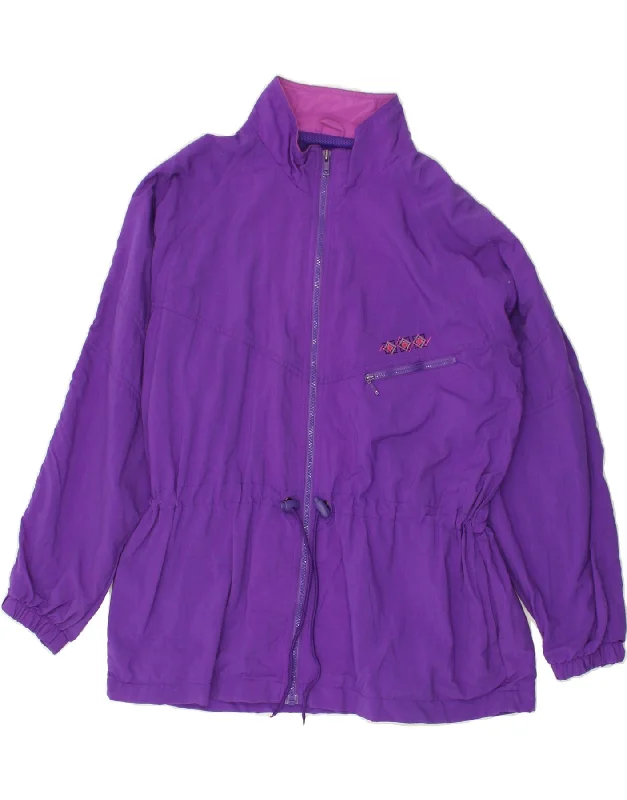 L.L.BEAN Womens Rain Jacket UK 16 Large Purple