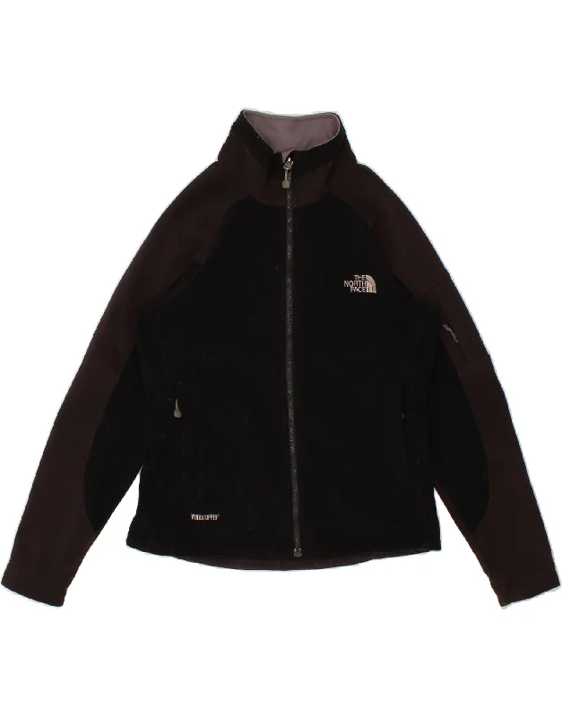 THE NORTH FACE Womens Fleece Jacket UK 10 Small Black Colourblock