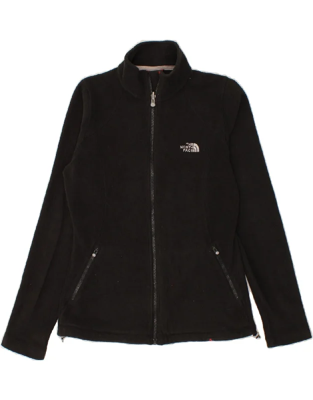 THE NORTH FACE Womens Fleece Jacket UK 10 Small Black Polyester