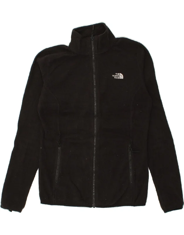 THE NORTH FACE Womens Fleece Jacket UK 14 Medium Black Polyester