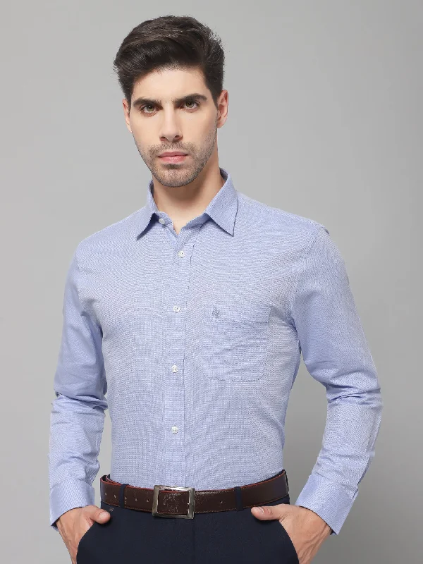 Men Sky Blue Shirt