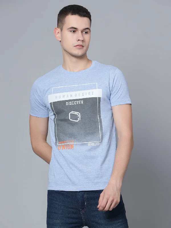 Men Sky Mélange T-Shirt