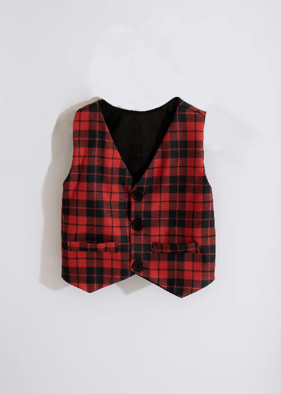 Santa's Little Helper Vest Red