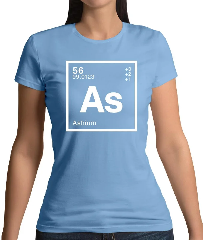 Ash - Periodic Element Womens T-Shirt