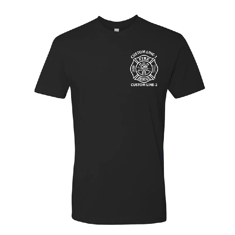 Customized Fire Rescue Premium Duty T-Shirt