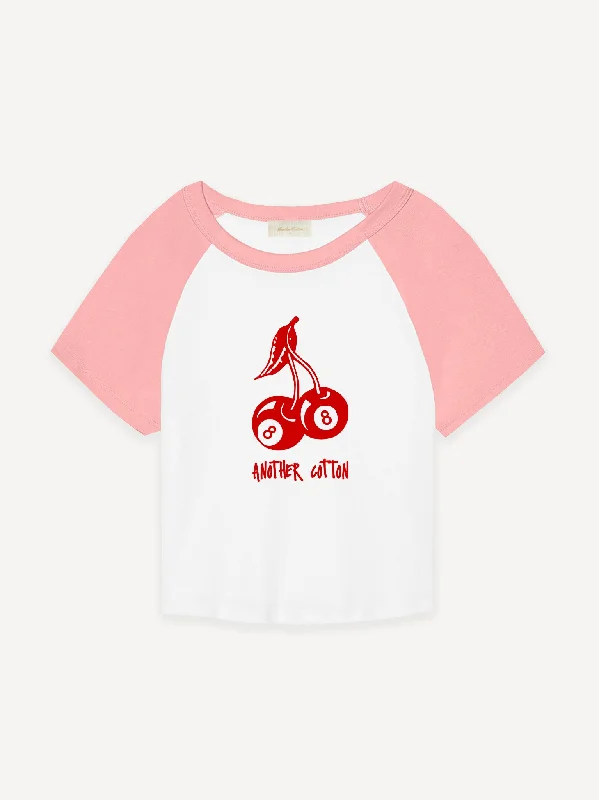 Eight Ball Rib Raglan Baby Tee