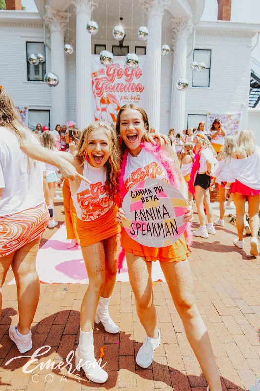 Gamma Phi Beta Go Go Gphi Bid Day Tee