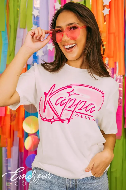 Kappa Delta Sparkle Airbrush Tshirt