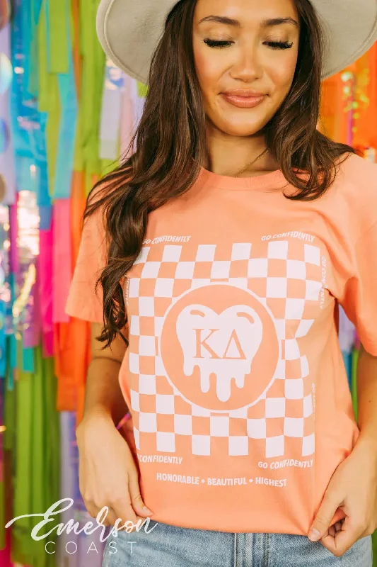 KD Checkered Hearts Tshirt