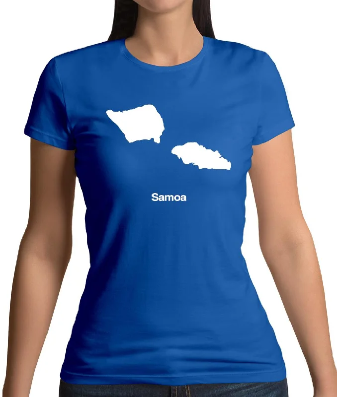 Samoa Silhouette Womens T-Shirt